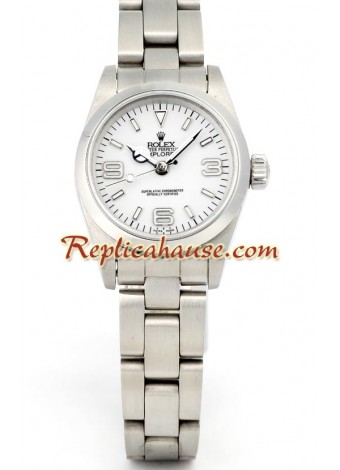 Rolex Réplica Explorer I - Silver - Dama -