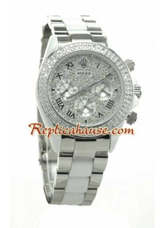 Rolex Réplica Daytona Light Peso con PVC Strap