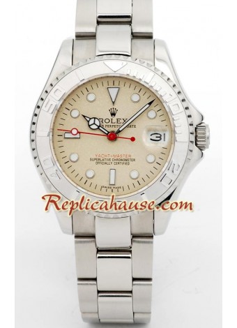 Rolex Réplica Yacht Master Silver - Tamaño Caballeros