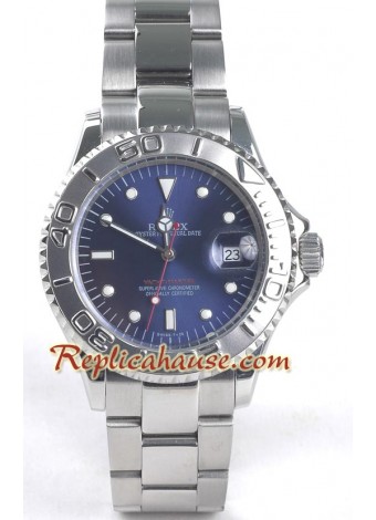 Rolex Réplica Yacht Master - Silver - para Hombre tamaño