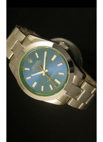 Rolex Milgauss 116400GV Reloj Suizo Dial Blanco