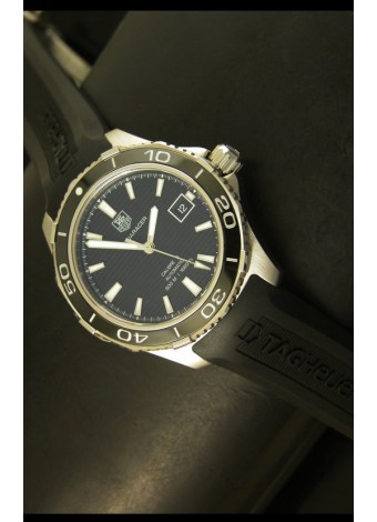 Tag Heuer Aquaracer Calibre 5 Reloj Suizo Dial Negro - Réplica Escala 1:1