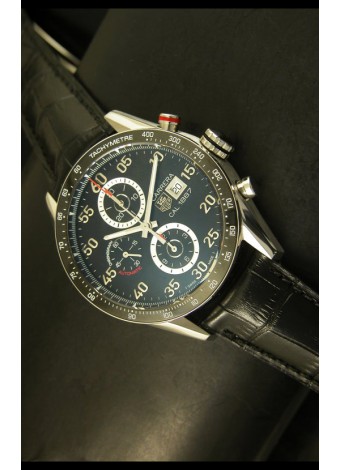 Tag Heuer Carrera Calibre 1887 Reloj Dial Negro - Réplica Escala 1:1