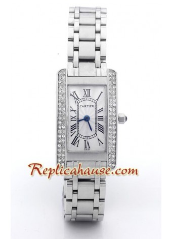 Cartier Tank Americaine Suizo - Dama