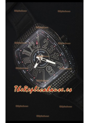Franck Muller Vanguard Reloj Repolica Suizo, Caja con revestimiento PVD