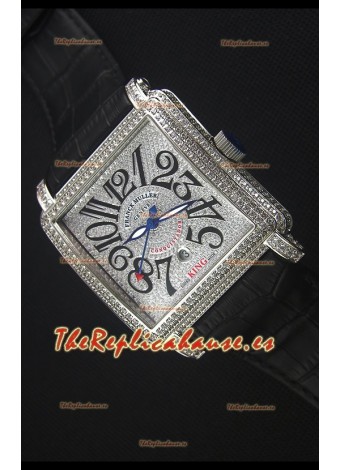 Franck Muller Conquistador King Reloj Replica Suizo Automático en Acero Inoxidable