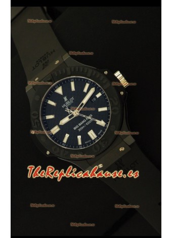 Hublot Big Bang Kind Dial en Cerámica Carbonizada Reloj Replica Suizo a Espejo 1:1
