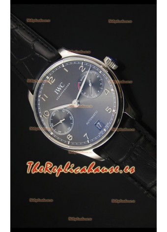 IWC Portugieser Reloj Suizo Replica a escala 1:1 Caja de Acero - Versión 2016 Actualizada