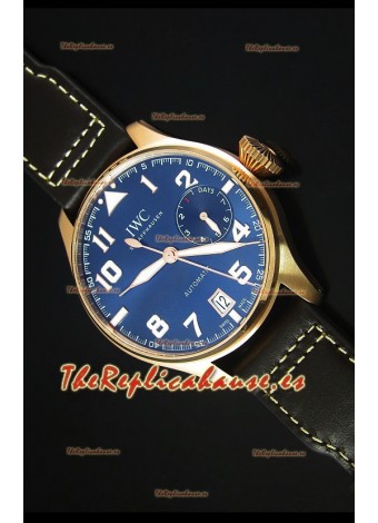 IWC Big Pilot Rose Gold - Indicador de Energía Funcional, Reloj Replica escala 1:1