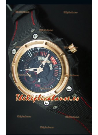 Linde Werdelin Spidolite II Reloj Replica Suizo Caja en Carbón Forjado