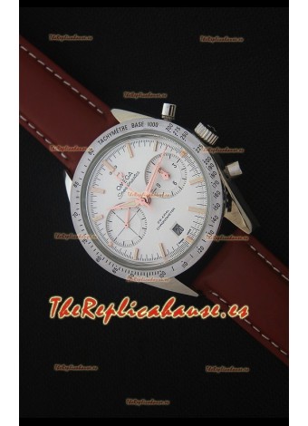 Omega Speedmaster 57 Co-Axial Reloj Cronógrafo con Correa de Piel color Marrón