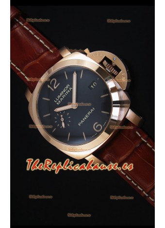 Panerai Luminor Marina PAM393 42MM Reloj Replica Suizo Oro Rosado