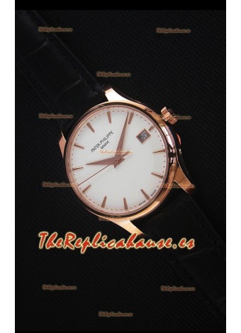 Patek Philippe #Ref 5227 Reloj Replica Suizo a Espejo 1:1 en Oro Amarillo Dial Blanco
