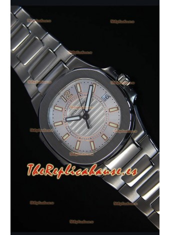 Patek Philippe Ladies Nautilus Reloj de Acero Inoxidable 36MM 