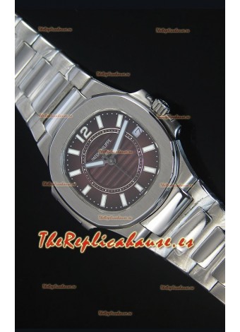 Patek Philippe Ladies Nautilus Reloj de Acero Inoxidable 36MM 