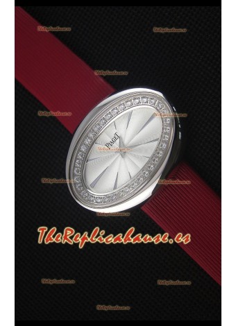 Piaget Limelight Magic Hour Reloj de Cuarzo Suizo Caja en Acero con Correa Roja