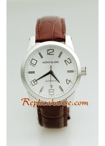 Mont Blanc Réplica Timewalker - Leather Reloj