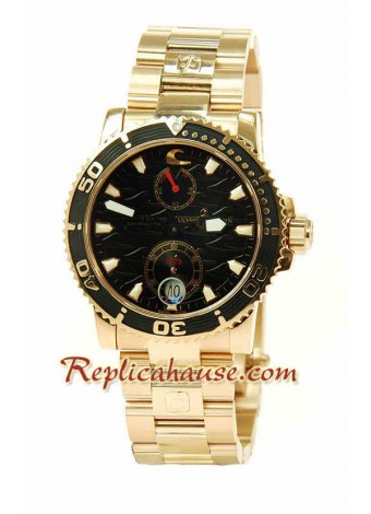 Ulysse Nardin Maxi Marine Chronometer Reloj Suizo de imitación