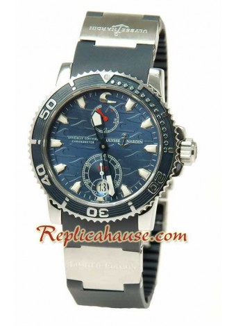 Ulysse Nardin Maxi Marine Chronometer Reloj Suizo de imitación