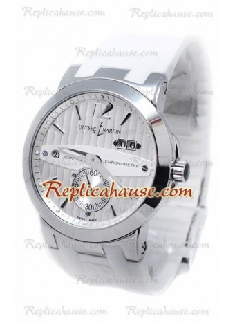 Ulysse Nardin Executive Dual Time White Reloj