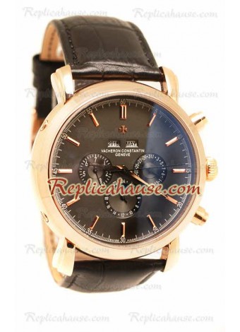 Vacheron Constantin Malte Perpetual Cronógrafo Reloj Réplica