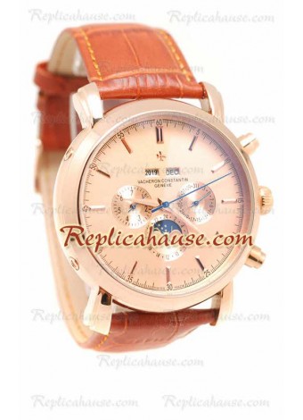 Vacheron Constantin Malte Perpetual Cronógrafo Reloj Réplica