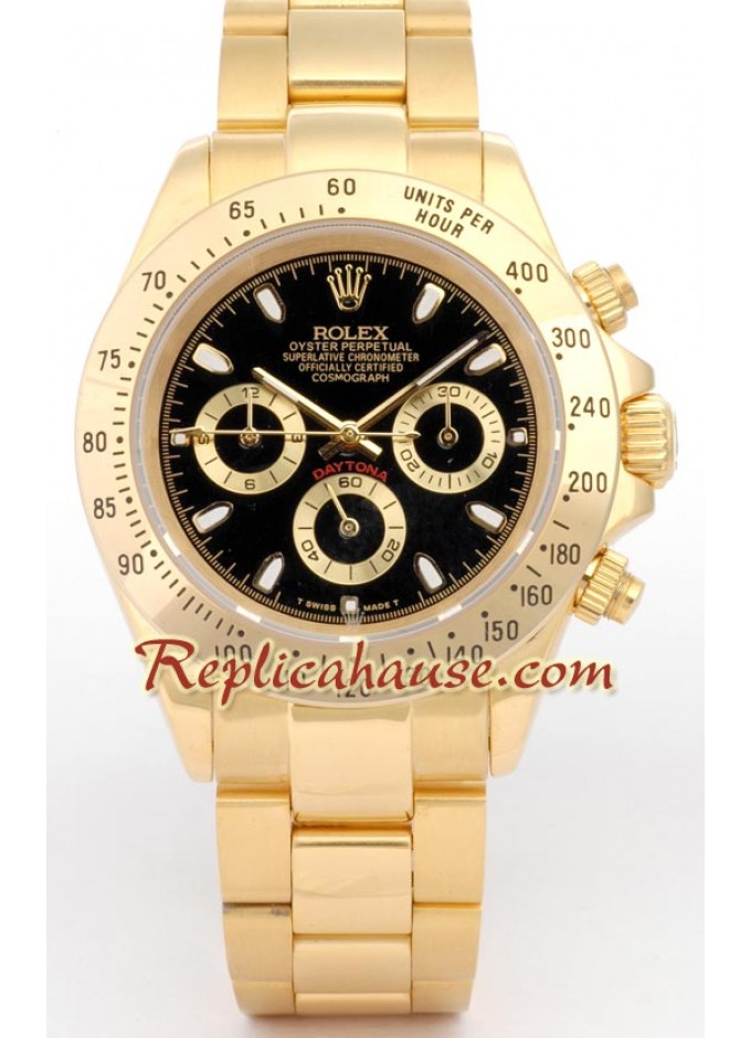 Reloj Rolex Réplica Daytona Oro 18K RHSP3561 para $199 reloj daitona de oro