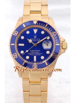 Rolex Réplica Submariner-Gold