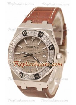 Audemars Piguet Royal Oak Movimiento de Diamantes Suizo Reloj