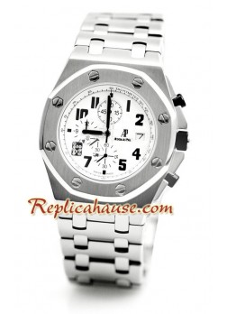 Audemars Piguet Royal Oak Suizo Quartz Reloj en Acero Strap
