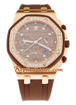 Reloj Suizo Audemars Piguet Royal Oak Offshore con correa de caucho