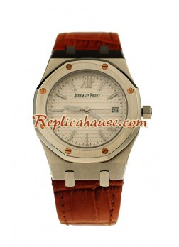 Reloj Suizo Audemars Piguet Royal Oak Correa Marrón