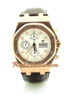 Reloj Audemars Piguet Royal Oak City of Sails Caja chapada en oro rosa 18K 
