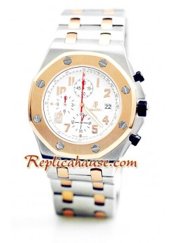 Audemars Piguet Offshore Suizo Quartz Reloj in chapado en Oro 18K