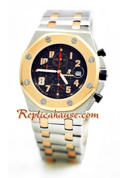 Audemars Piguet Royal Oak Offshore Suizo Quartz con chapado en Oro 18K Reloj