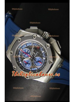 Audemars Piguet Royal Oak Offshore Relo Michael Schumacher en Titanio Color Azul - Última 1:1 Movimiento 3126