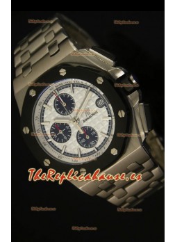 Audemars Piguet Royal Oak Offshore Reloj con Dial Blanco - Caja de Acero
