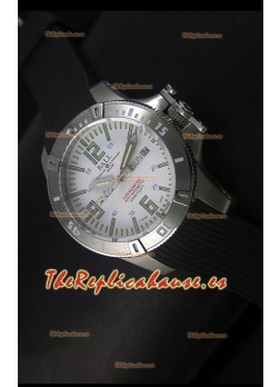 Ball Hydrocarbon Spacemaster Reloj Automático Day Date Correa de Goma con Dial Blanco - Movimiento Citizen Original