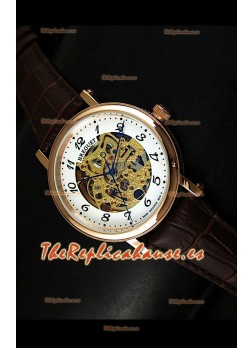 Breguet Classique Japanese Automatic con esfera de esqueletos dorados 
