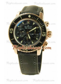 Blancpain Fifty Fathoms Flyback Cronógrafo Reloj Suizo de imitación