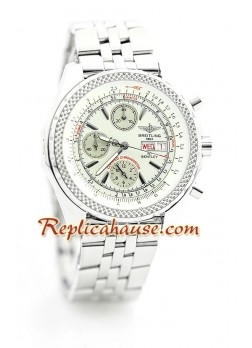 Breitling for Bentley Reloj Réplica - Silver