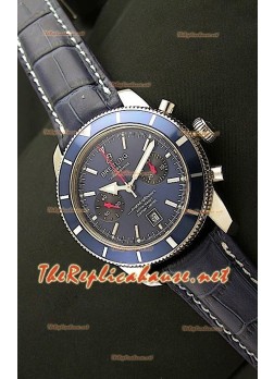 Breitleng SuperOcean Heritage Réplica Reloj Suiz en Azul