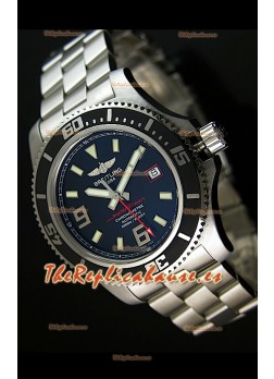 Breitling SuperOcean Abyss Réplica Suiza – REPLICA ESPEJO – 44 mm con marcadores rojos 