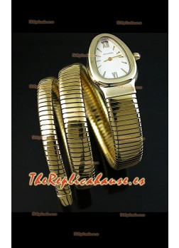 Bulgari Serpenti para damas con Movimiento Japonés de Cuarzo – Bisel de diamante     
