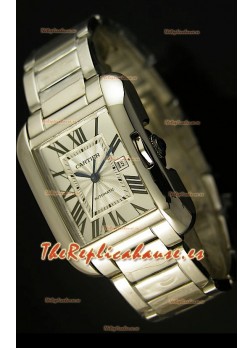Cartier Tank Anglaise Mid Sized, Reloj Réplica Suiza - Réplica en escala 1:1