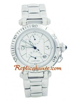 Cartier De Pasha Bateria de Reserva Reloj Réplica