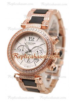 Cartier Pasha Seatimer Diamonds Reloj Réplica Suizo