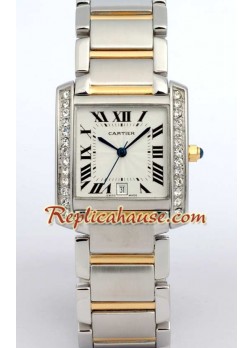 Cartier Tank Francaise Gry Modele Men's