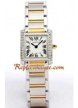 Cartier Tank Francaise Reloj de Dama