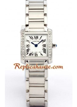 Cartier Tank Francaise Reloj de Dama